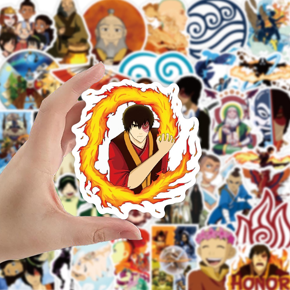 Avatar The Last Airbender Anime Stickers: 10/30/50pcs Stickers Collection