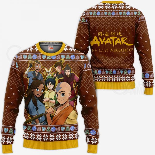 1116 AOP avatar the last airbender ugly sweater VA 3 MK sweatshirt - Avatar The Last Airbender Merch