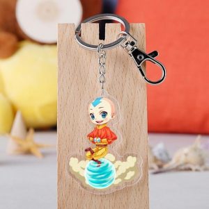 1Pcs Anime Avatar The Last Airbender Keychain Cartoon Figure Aang Katara Azula Acrylic Bag Pendant Keyring 2 - Avatar The Last Airbender Merch
