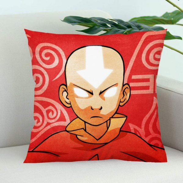 Avatar The Last Airbender Pillow Cover Bedroom Home Office Decorative Pillowcase Square Zipper Pillow Cases Satin - Avatar The Last Airbender Merch