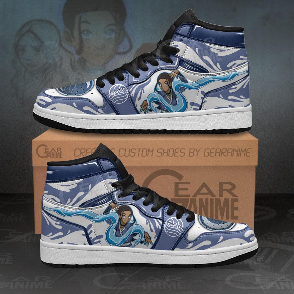 Avatar The Last Airbender Shoes: Katara Jordan Sneakers | Avatar The ...