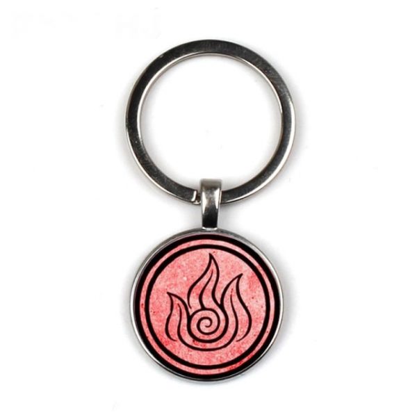 New Avatar The Last Airbender Keychain Kingdom Jewelry Air Nomad Fire And Water Tribe Pendant Glass 1.jpg 640x640 1 - Avatar The Last Airbender Merch