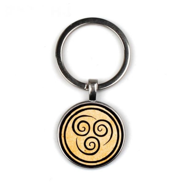 New Avatar The Last Airbender Keychain Kingdom Jewelry Air Nomad Fire And Water Tribe Pendant Glass 3.jpg 640x640 3 - Avatar The Last Airbender Merch