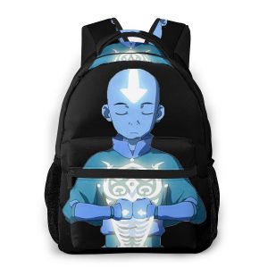 Avatar The Last Airbender School Bags Aang s Avatar State With Raava Beautiful backpack for Men - Avatar The Last Airbender Merch