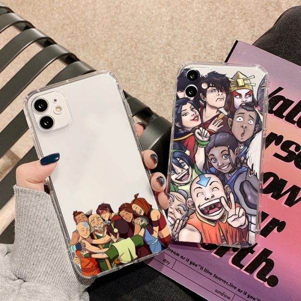 Avatar the Last Airbender Clear Phone Case For iPhone 12 11 Pro MaxX XS XR SE20 - Avatar The Last Airbender Merch