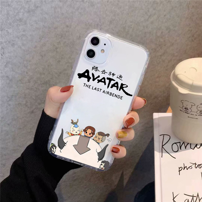 Avatar the Last Airbender Clear Phone Case For iPhone 12 11 Pro MaxX XS XR SE20 7 8 Plus Japan Anime Soft Silicone Cover Fundas