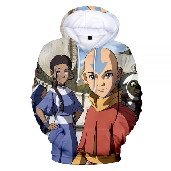 Avatar The Last Airbender 3D Print Hoodies Cartoon Anime Sweatshirt Men Women Fashion Hoodie Pullover Hip 4 - Avatar The Last Airbender Merch