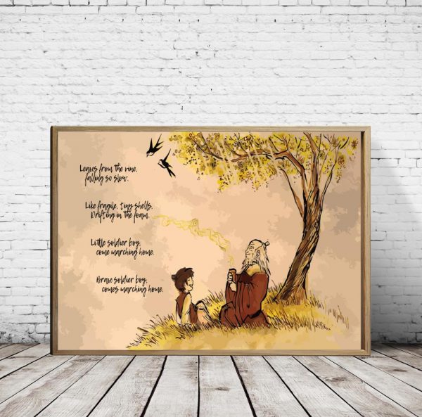 Avatar Art Nursery Decor Kids Gift Wall Canvas Easter Gifts Print And Poster Wall art Pictures - Avatar The Last Airbender Merch