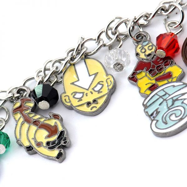 Fashion Movie The Last Airbender charm Bracelet Metal Avatar Airbender Jewelry Gift For Fans 4 - Avatar The Last Airbender Merch
