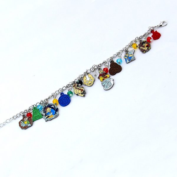 Fashion Movie The Last Airbender charm Bracelet Metal Avatar Airbender Jewelry Gift For Fans 5 - Avatar The Last Airbender Merch