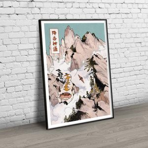 The Last Airbender Poster Japan Portrait Canvas Painting Mural Japanese Retro Picture Vintage Wall Bedroom Home - Avatar The Last Airbender Merch
