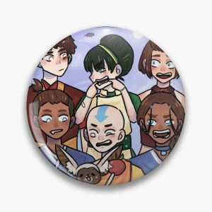 Avatar The Last Airbender Group All 90S Soft Button Pin Customizable Cute Funny Lapel Pin Metal 16.jpg 640x640 16 - Avatar The Last Airbender Merch