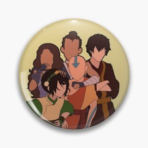 Avatar The Last Airbender Group All 90S Soft Button Pin Customizable Cute Funny Lapel Pin Metal 17.jpg 640x640 17 - Avatar The Last Airbender Merch