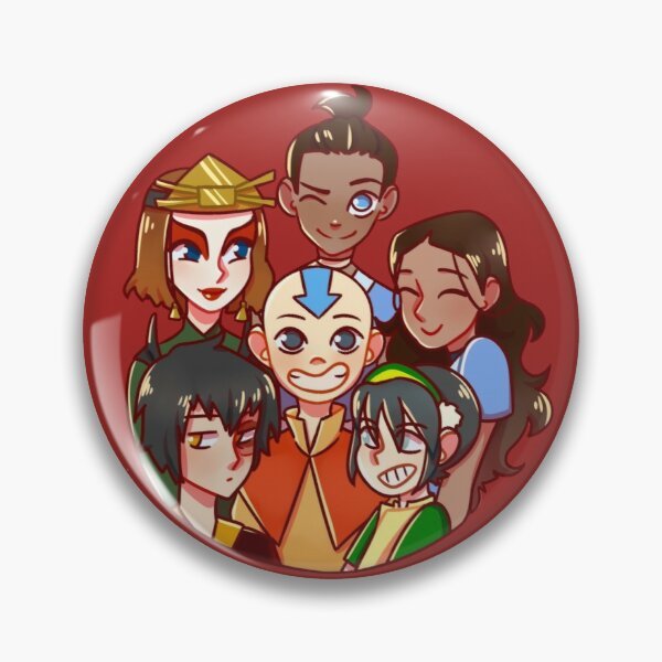 Avatar The Last Airbender Group All 90S Soft Button Pin Customizable Cute Funny Lapel Pin Metal 7.jpg 640x640 7 - Avatar The Last Airbender Merch