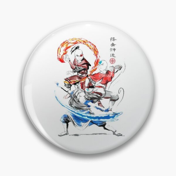 Avatar The Last Airbender Group All 90S Soft Button Pin Customizable Cute Funny Lapel Pin Metal 8.jpg 640x640 8 - Avatar The Last Airbender Merch