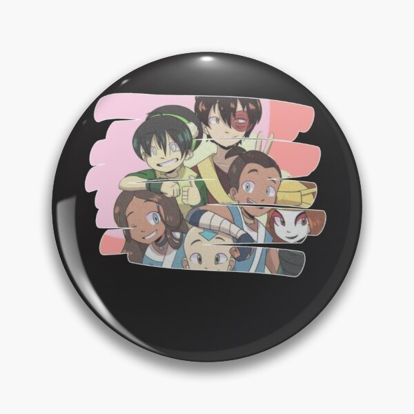 Avatar The Last Airbender Group All 90S Soft Button Pin Customizable Cute Funny Lapel Pin Metal 9.jpg 640x640 9 - Avatar The Last Airbender Merch
