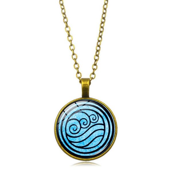 Avatar The Last Airbender Necklace for Women Jewelry Air Nomad Fire and Water Tribe Dome - Avatar The Last Airbender Merch